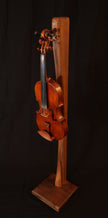 Handmade Northern Elm & Walnut Instrument Stand – Modern Wooden Display for Guitars, Violins, Cellos and More | Luxury Music Gift