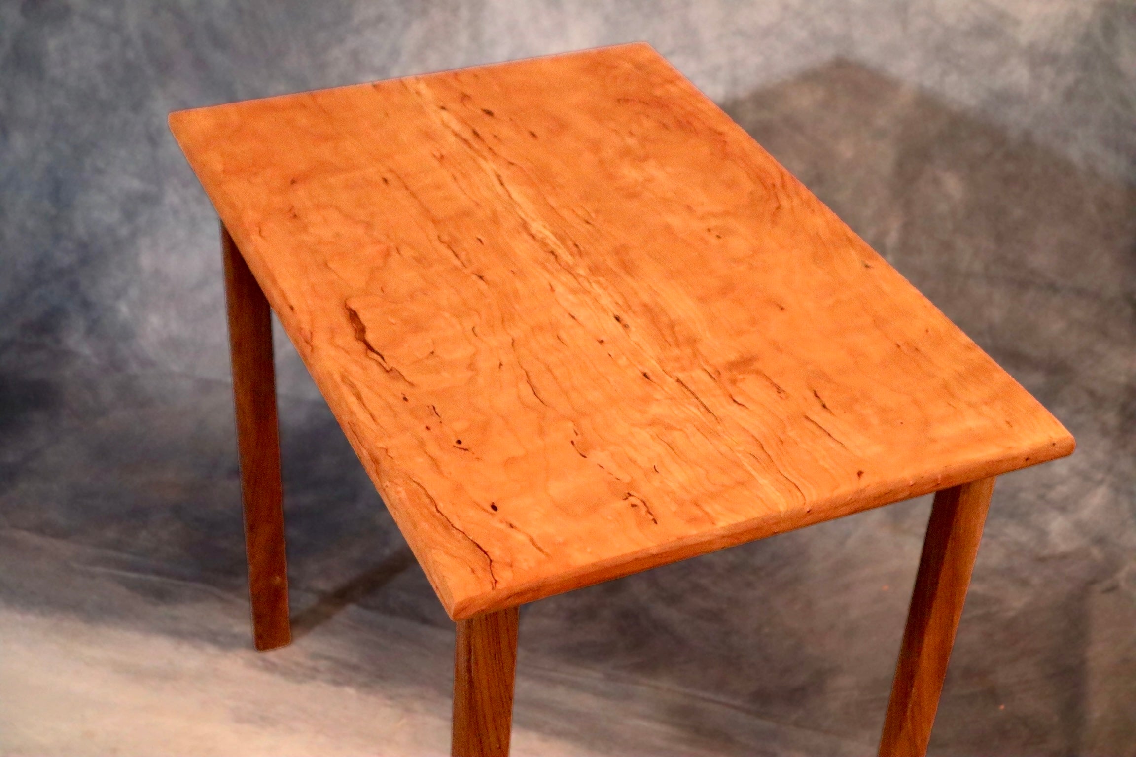 Curly Cherry Coffee Table – Solid Wood