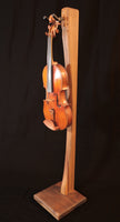 Handmade Northern Elm & Walnut Instrument Stand – Modern Wooden Display for Guitars, Violins, Cellos and More | Luxury Music Gift