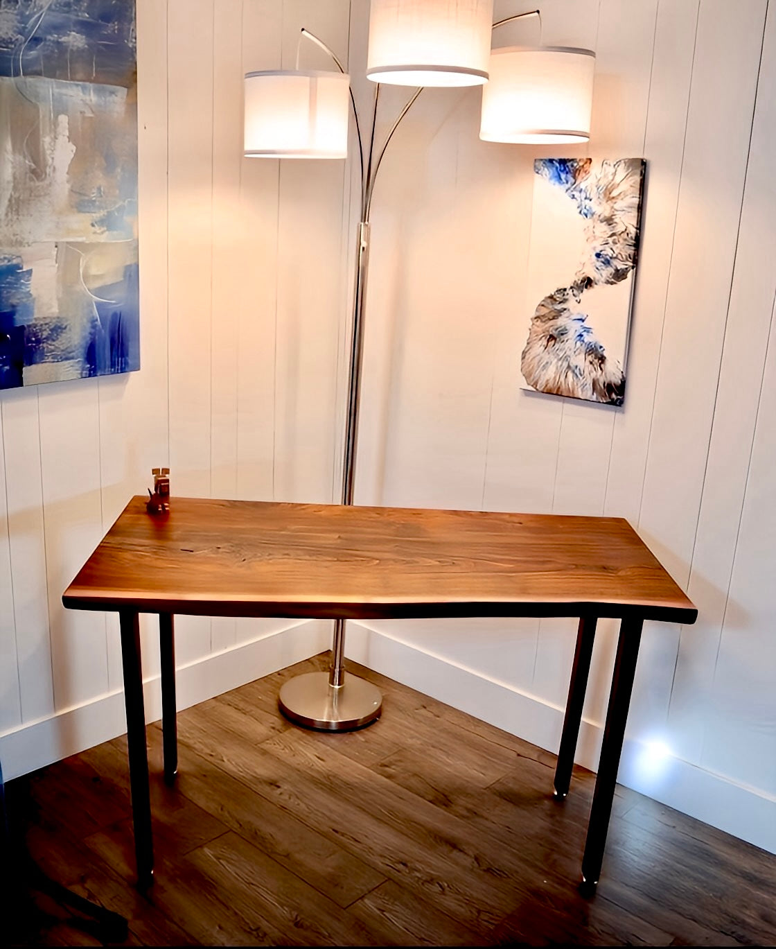 Live Edge Walnut Desk – Handcrafted Solid Wood
