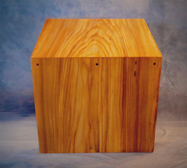 Elm Waterfall Coffee Table – Solid Wood