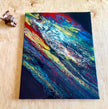 Original Abstract Acrylic Painting with Premium Epoxy Resin Finish | Colorful Modern Wall Ar