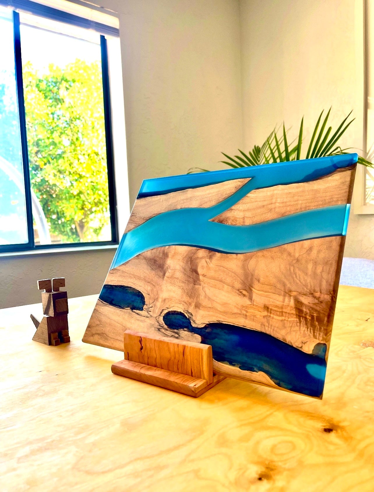 Luxury Handmade Wood & Epoxy River Art Board - One-of-a-Kind Decor & Collectible Display Piece