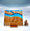 Luxury Handmade Wood & Epoxy River Art Board - One-of-a-Kind Decor & Collectible Display Piece