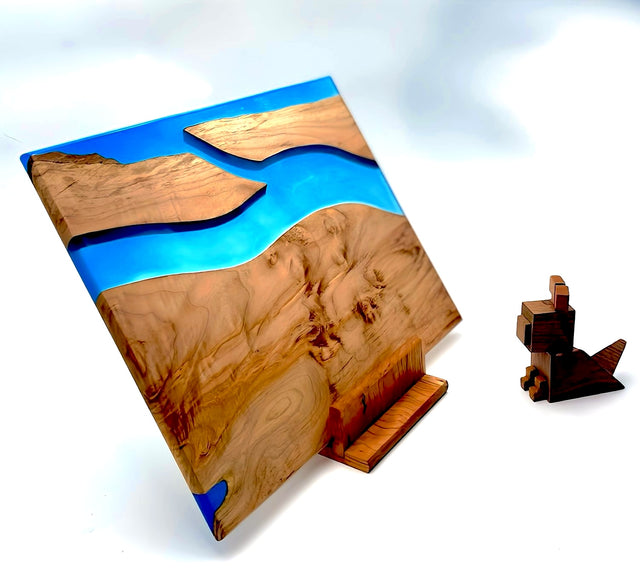 ✨Luxury Handmade Wood & Epoxy River Art Board ✨ | One-of-a-Kind Decor & Collectible Display Piece