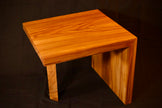 Elm Waterfall Coffee Table – Solid Wood