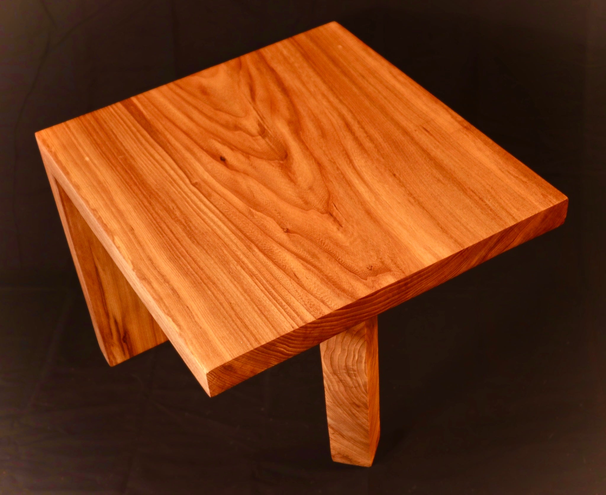 Elm Waterfall Coffee Table – Solid Wood