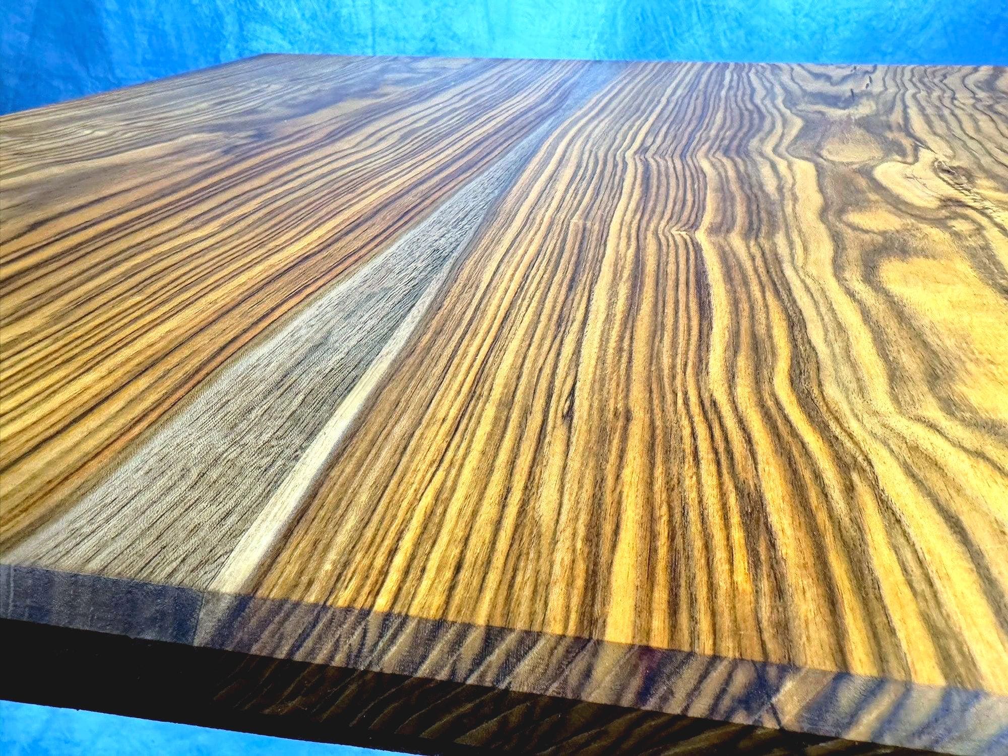 Handmade Pistachio Wood Coffee Table  Mid-Century Modern Design
