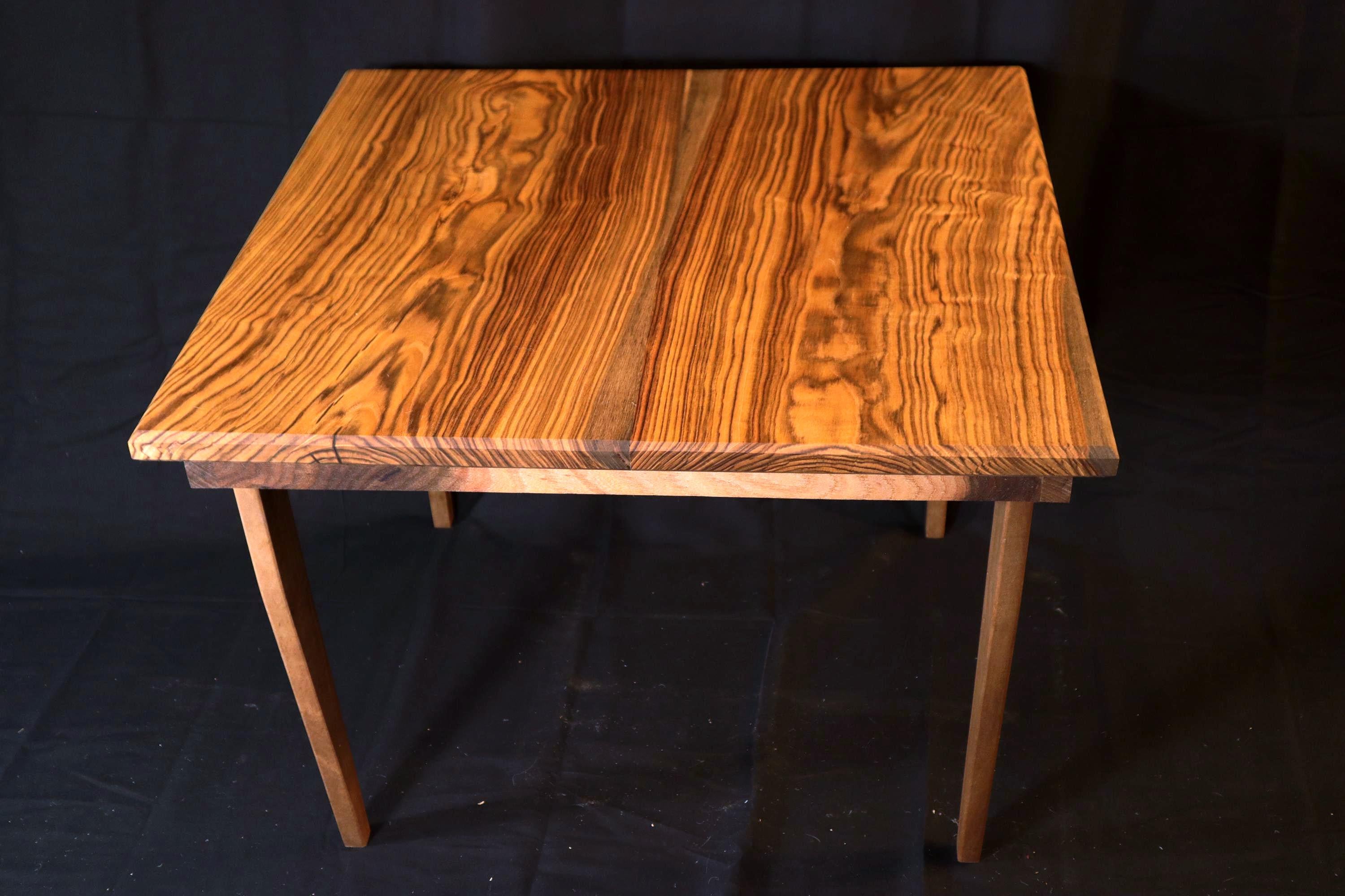 Handmade Pistachio Wood Coffee Table  Mid-Century Modern Design