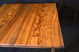 Handmade Pistachio Wood Coffee Table  Mid-Century Modern Design