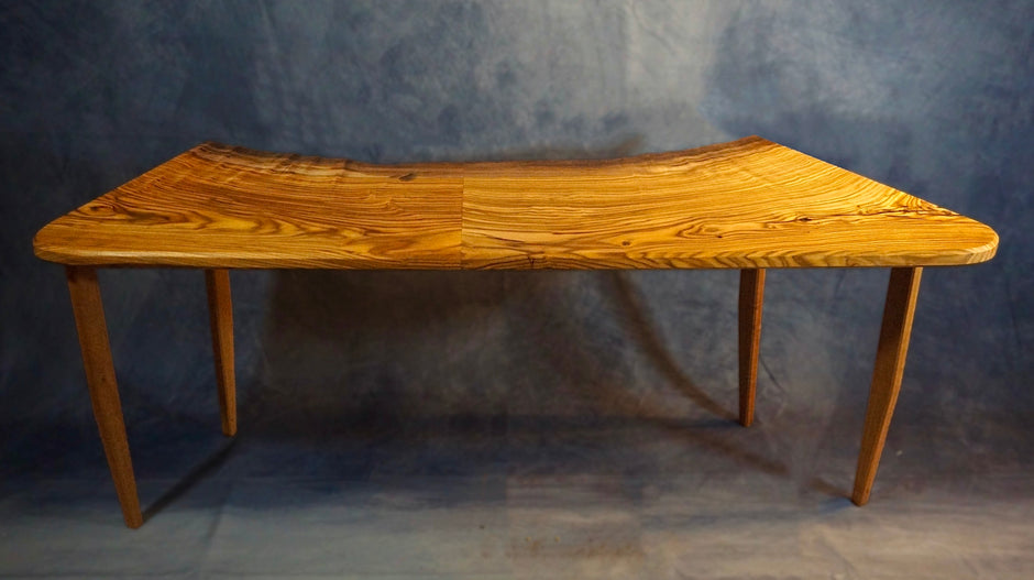 SOLD- Pistachio & Eucalyptus Live Edge Coffee Table